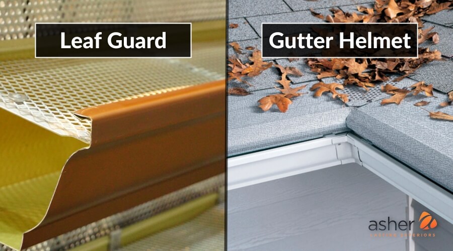 Leaf Guard VS Gutter Helmet Comparison