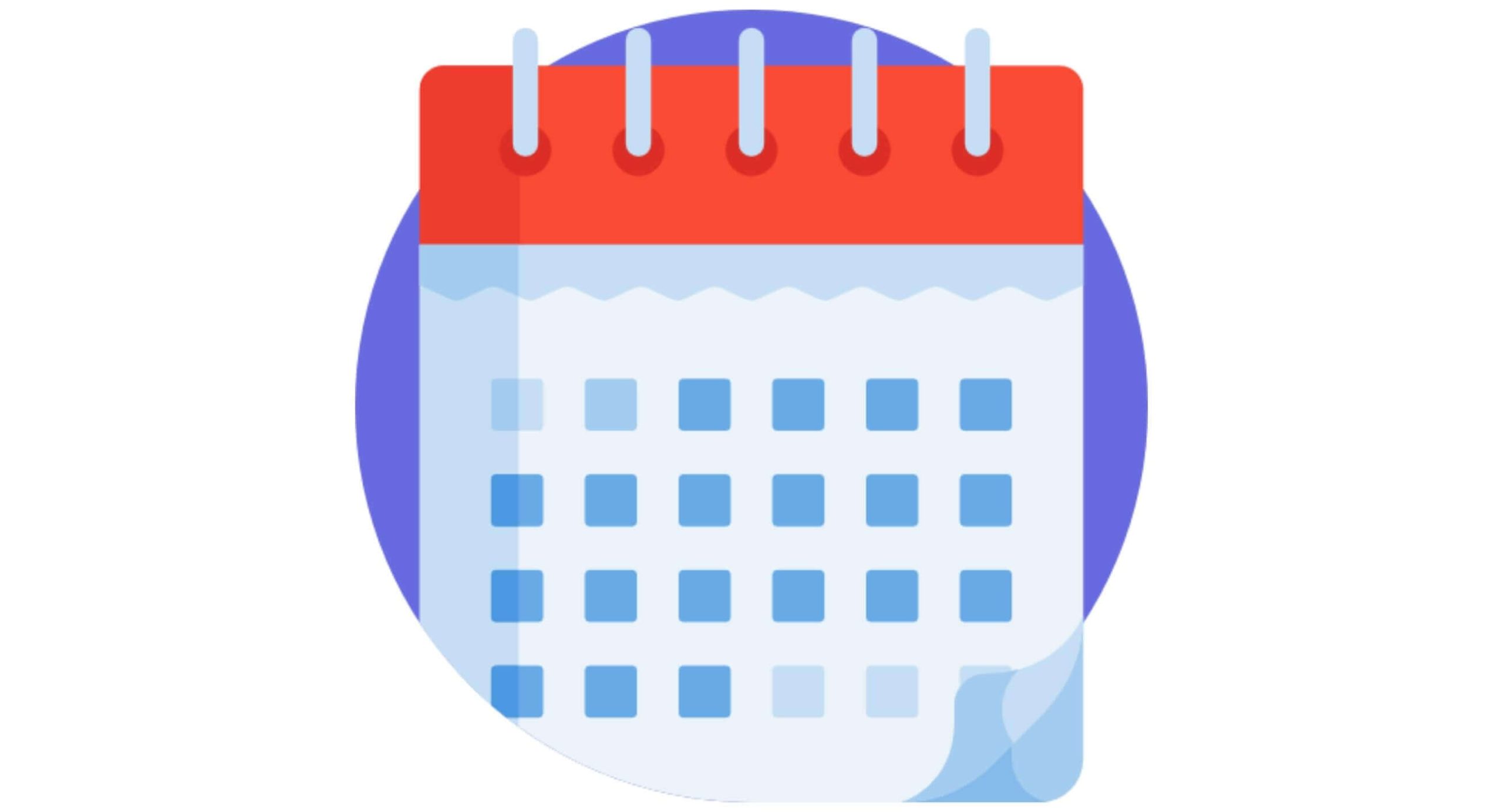 Calendar clip art