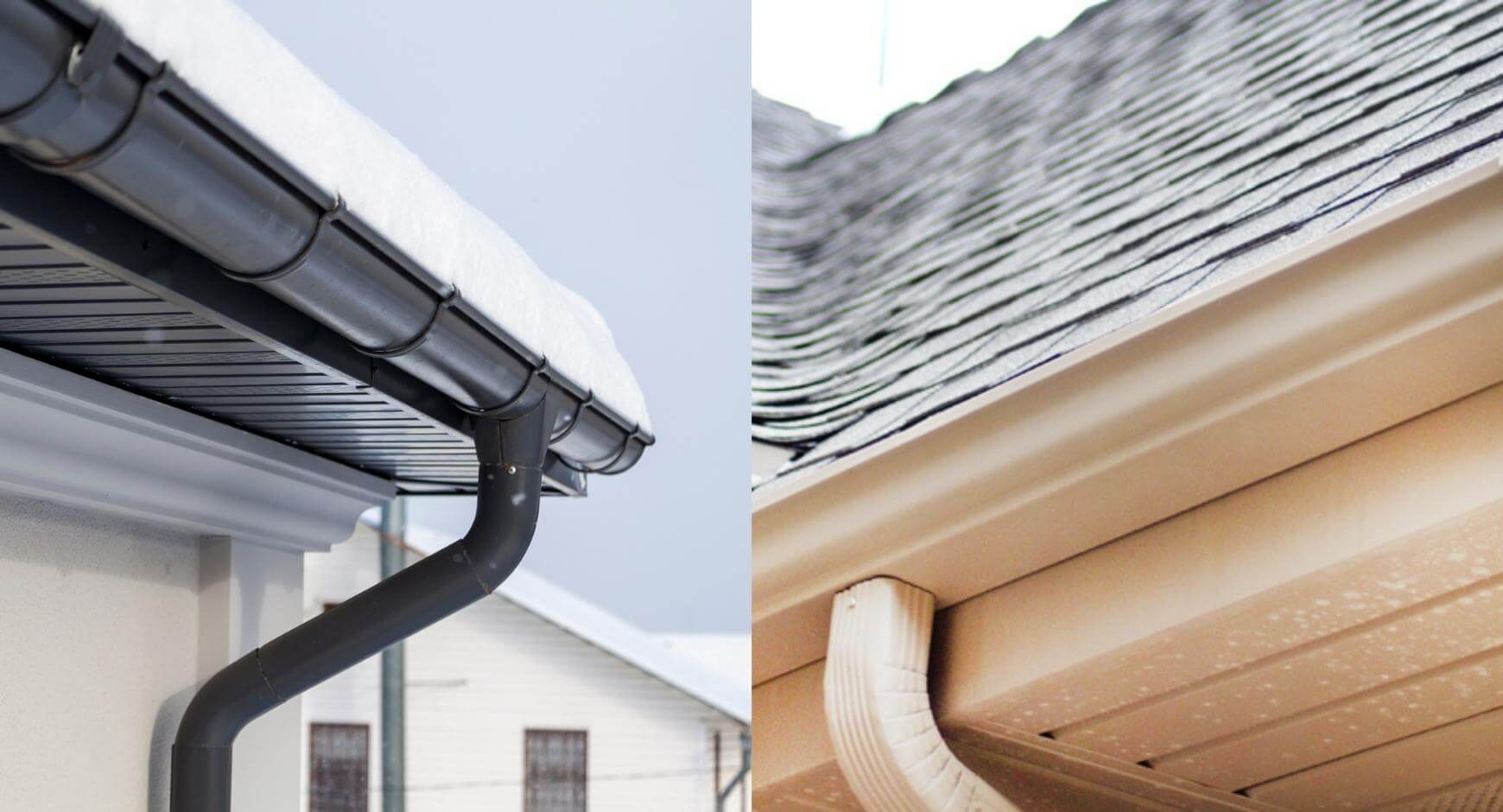 comparison of seamless and regular gutters