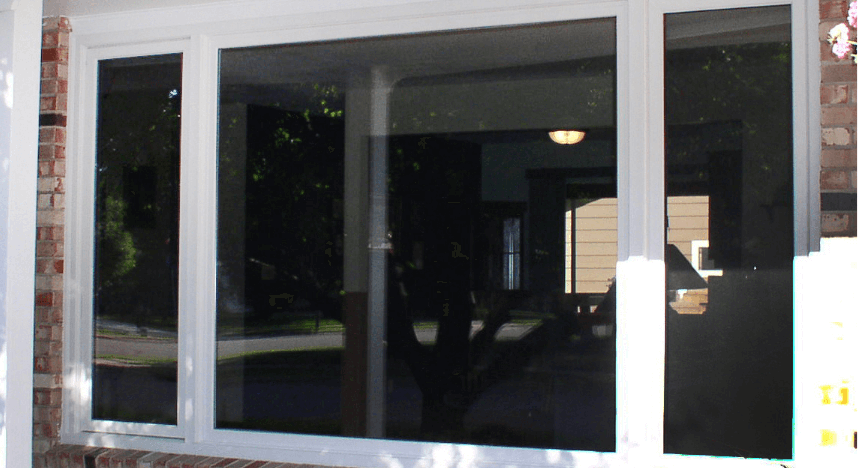 Image of a picture window from the outside