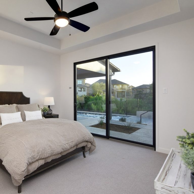 200 Series Narroline gliding patio doors; painted Black interior

Modern Farmhouse home style

Austin, Texas (TX)

Builder: Legacy DCS
Architect: DTJ Design