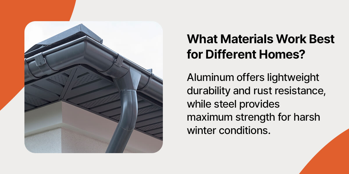 what materials work best for different homes