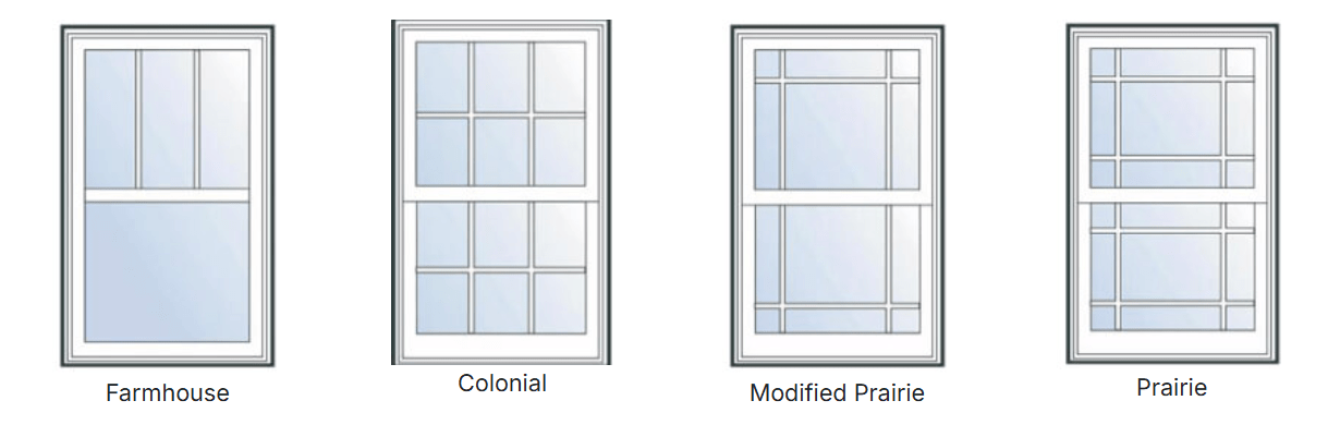 window grill pattern options