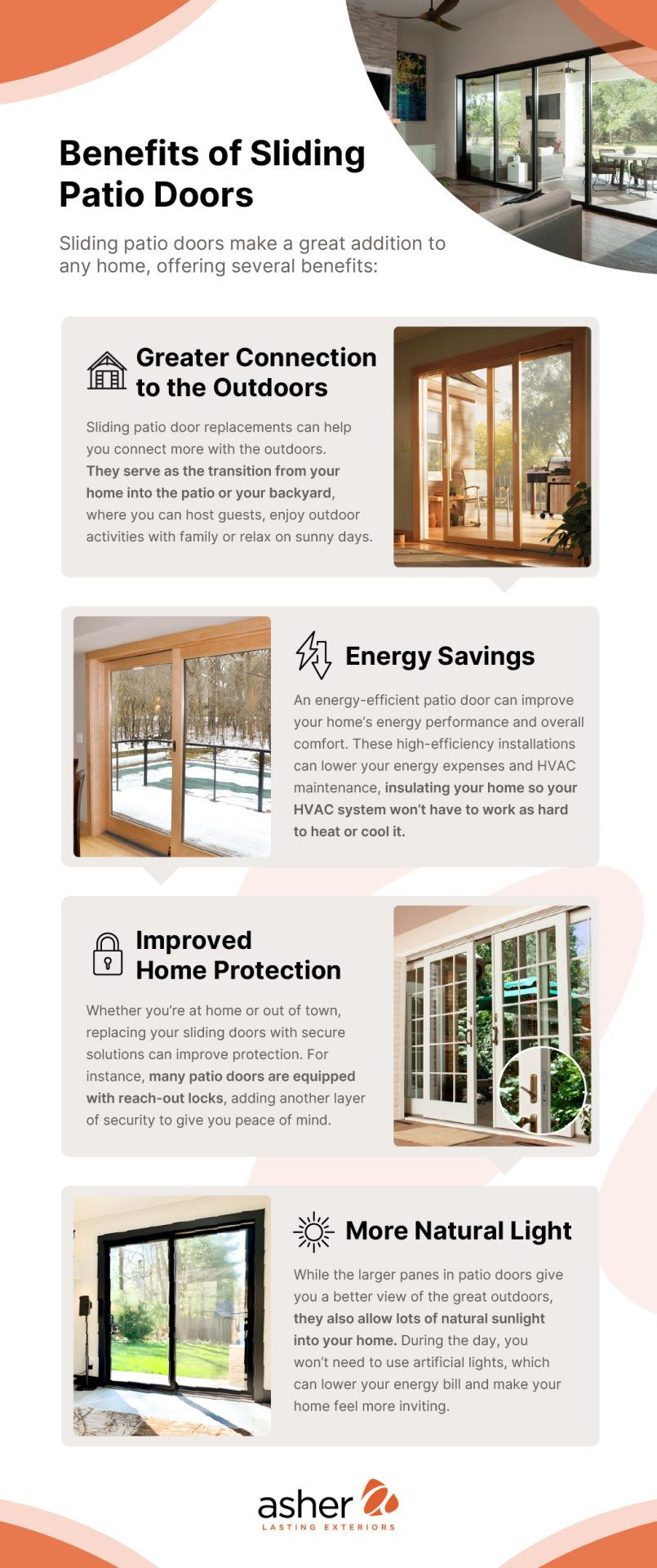 benefits of sliding patio doors