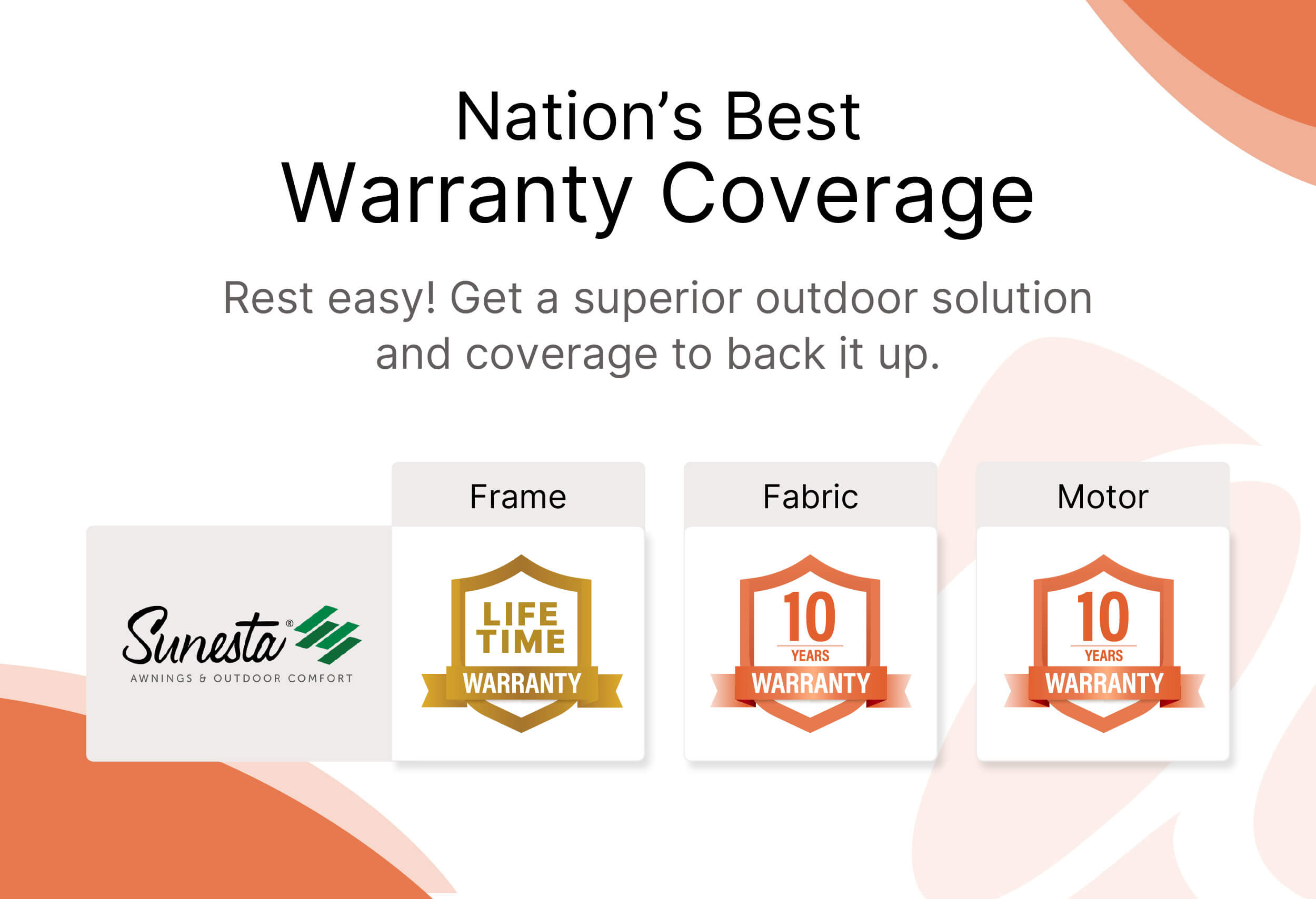 awning and solar screen warranty