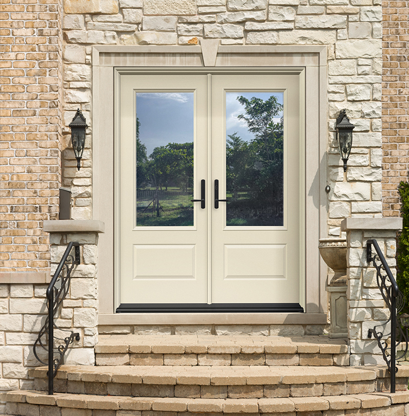 mahogany brown wooden front door