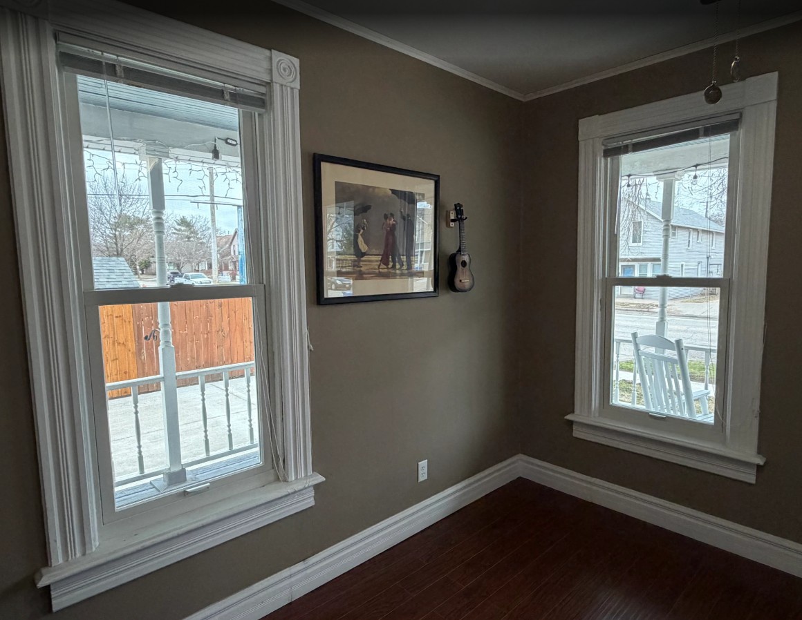 two double hung windows installed on winona home