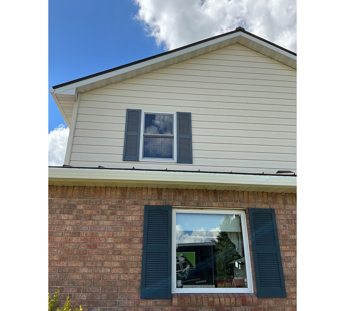 two new windows installed on home in fall creek