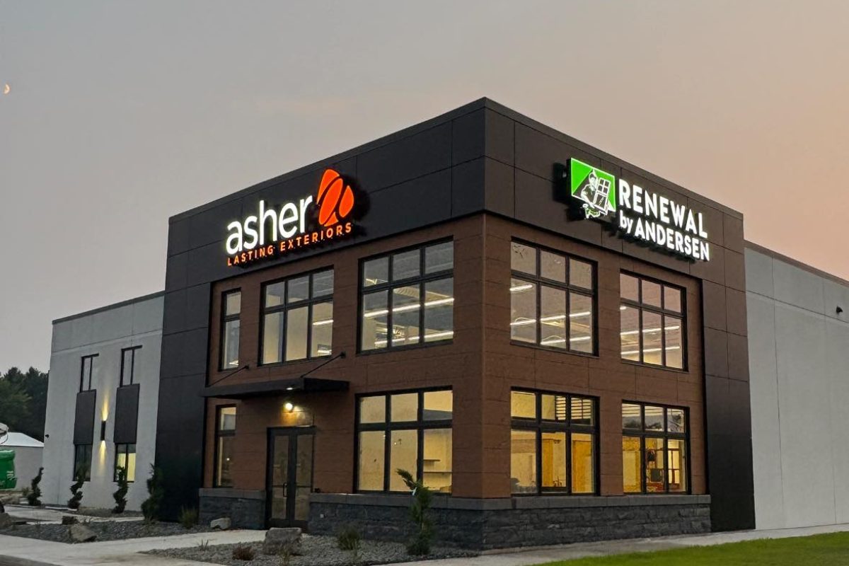 asher lasting exteriors showroom in chippewa falls